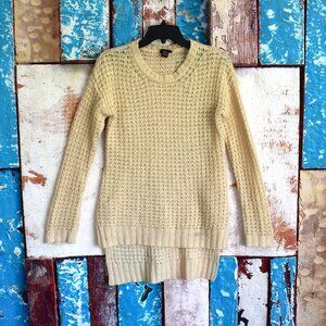 Women's Rue21 Long Sweater Crochet Long Sleeve MEDIUM Ivory